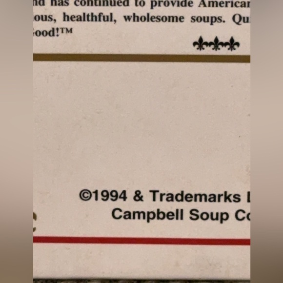 VTG 1994 Collectible Campbell\'s Soup Limited Edition Watch w/collector’s can main image 4